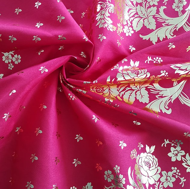 100 % polyesterikulta leimaustulostuskangas