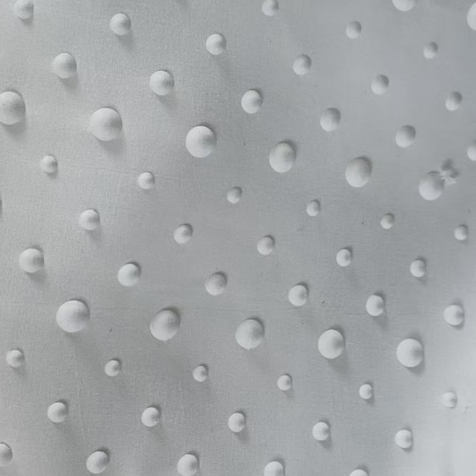 100 % polyesteri mikrokuitu 3D kohokuvioitu värjätty kangas